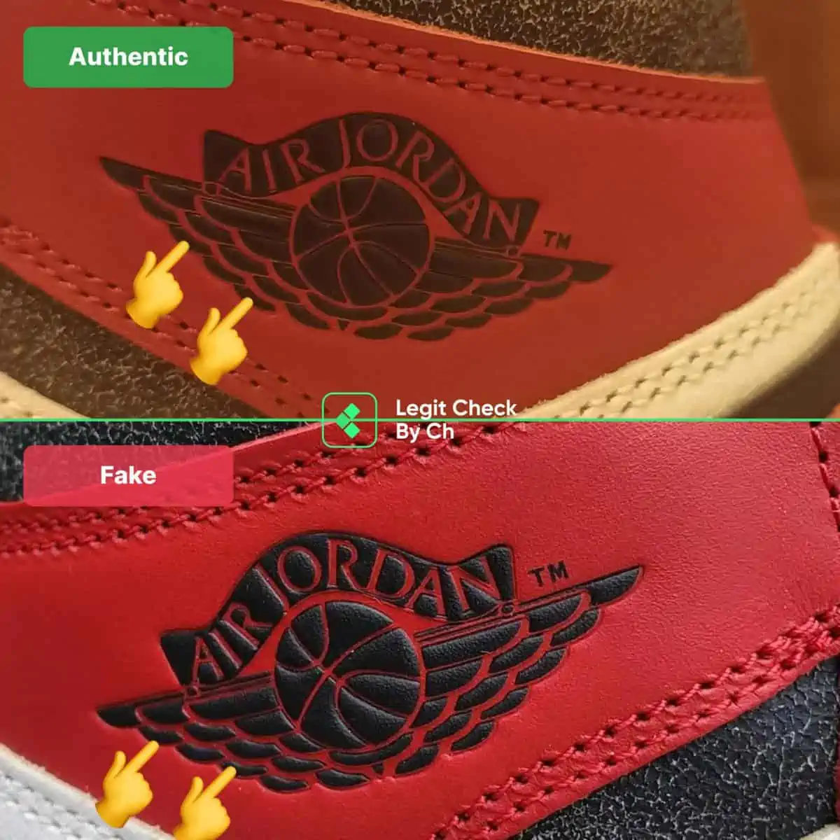 Legitcheck: Cách phân biệt Air Jordan 1 "Lost &amp; Found" real và fake