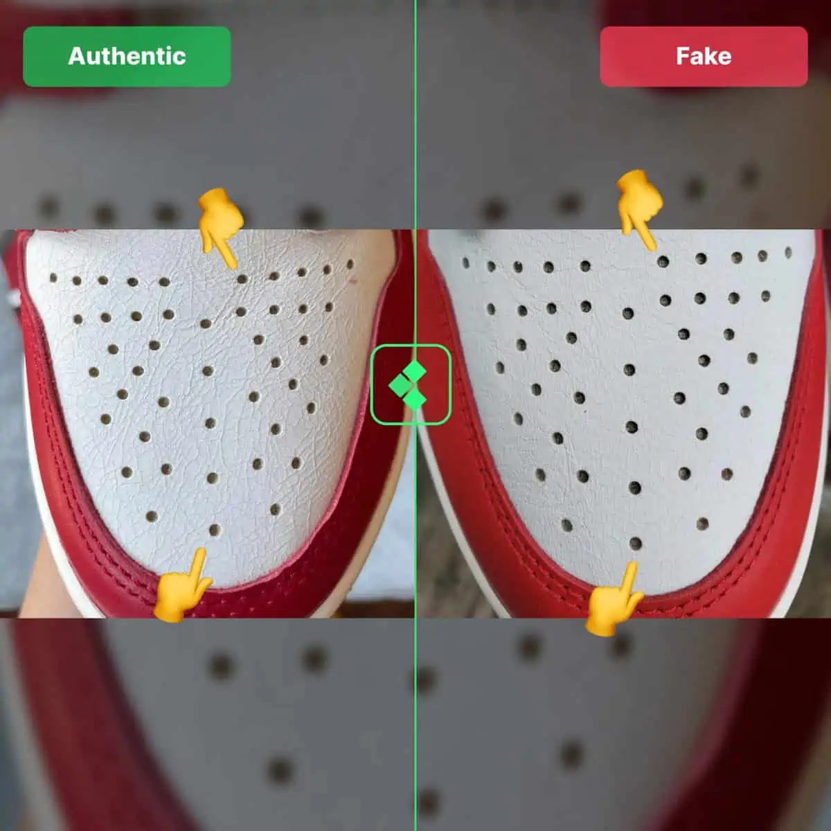 Legitcheck: Cách phân biệt Air Jordan 1 "Lost &amp; Found" real và fake