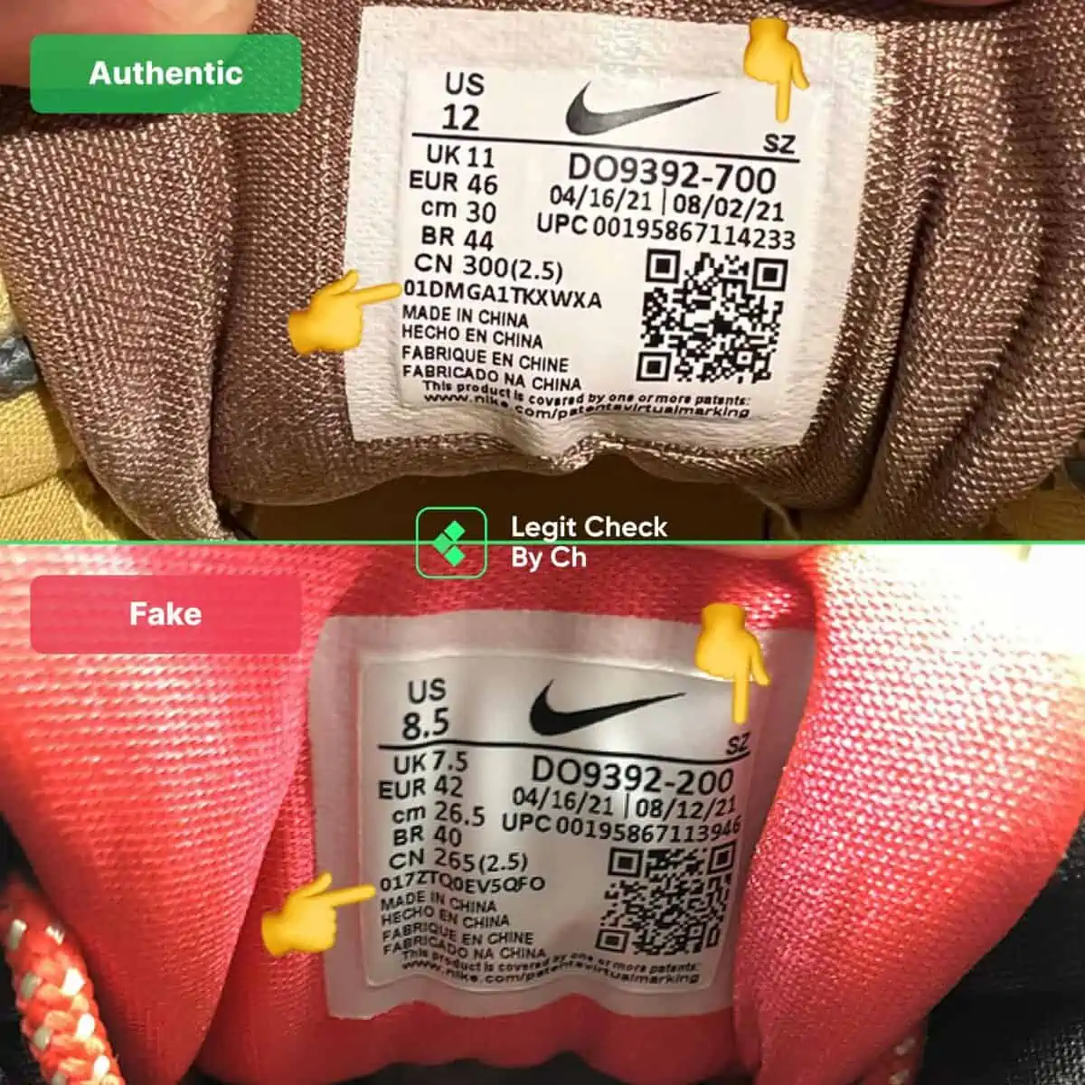Legitcheck: Cách để phân biệt Travis Scott Air Max 1 real và fake