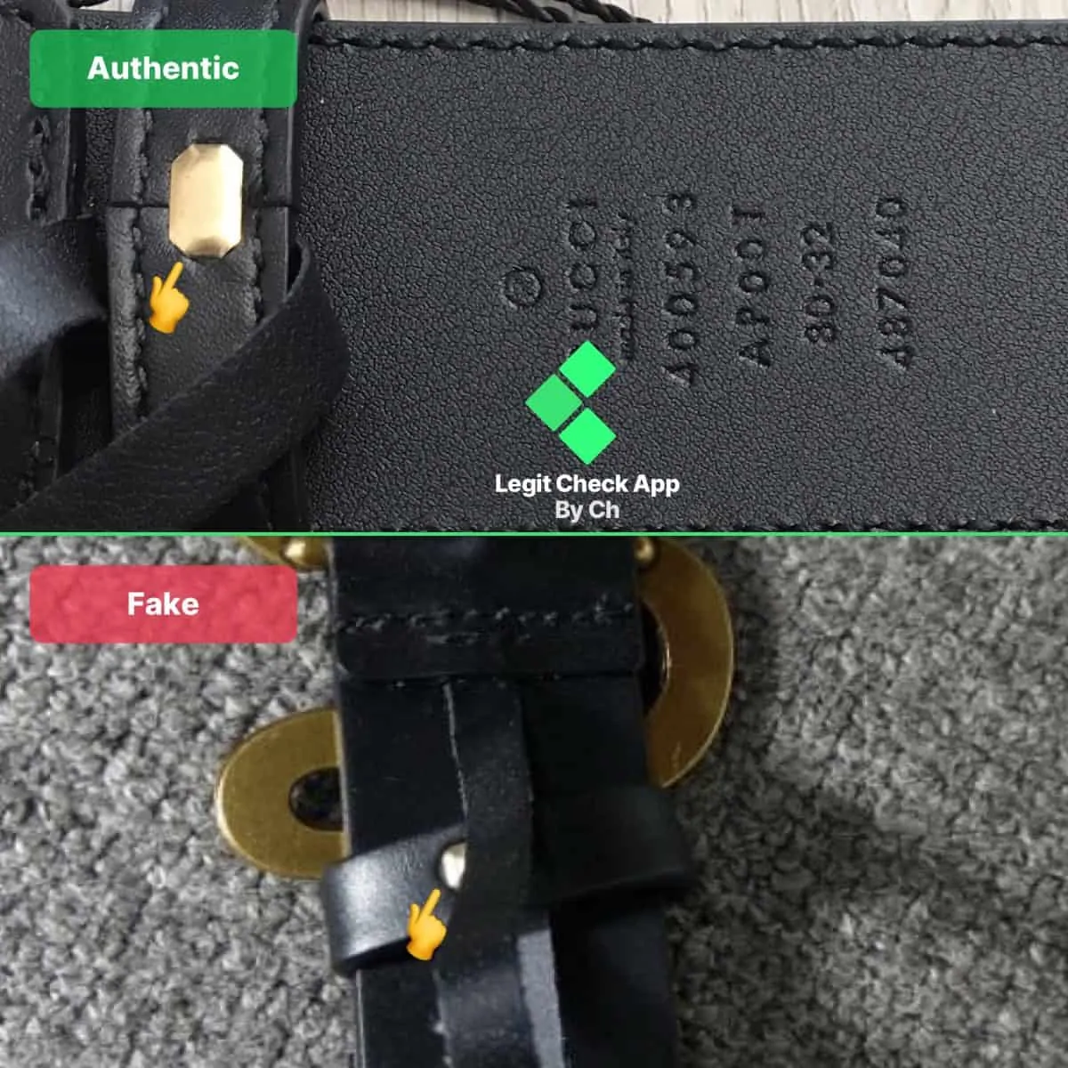 Legit Check: Cách phân biệt thắt lưng Gucci Real và Fake