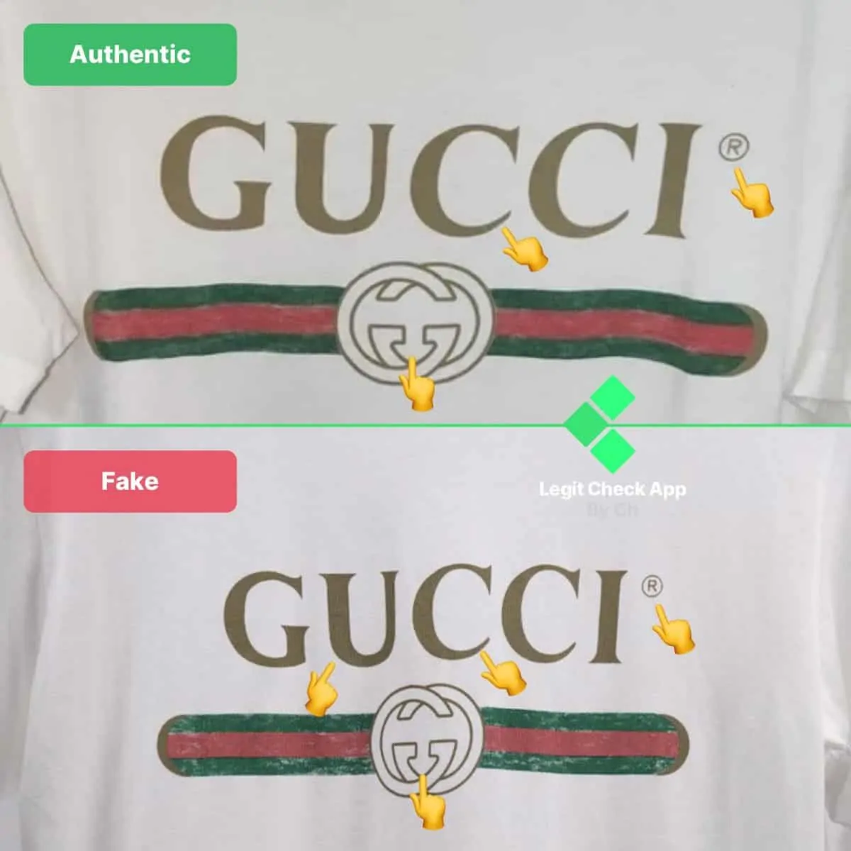 Hinh anh 5: Legit Check: Cach phan biet ao Gucci Belt Logo Real va Fake