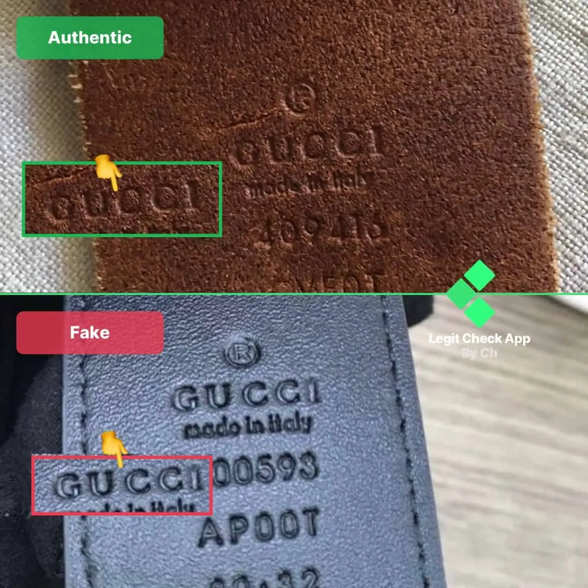 Legit Check: Cách phân biệt thắt lưng Gucci Real và Fake