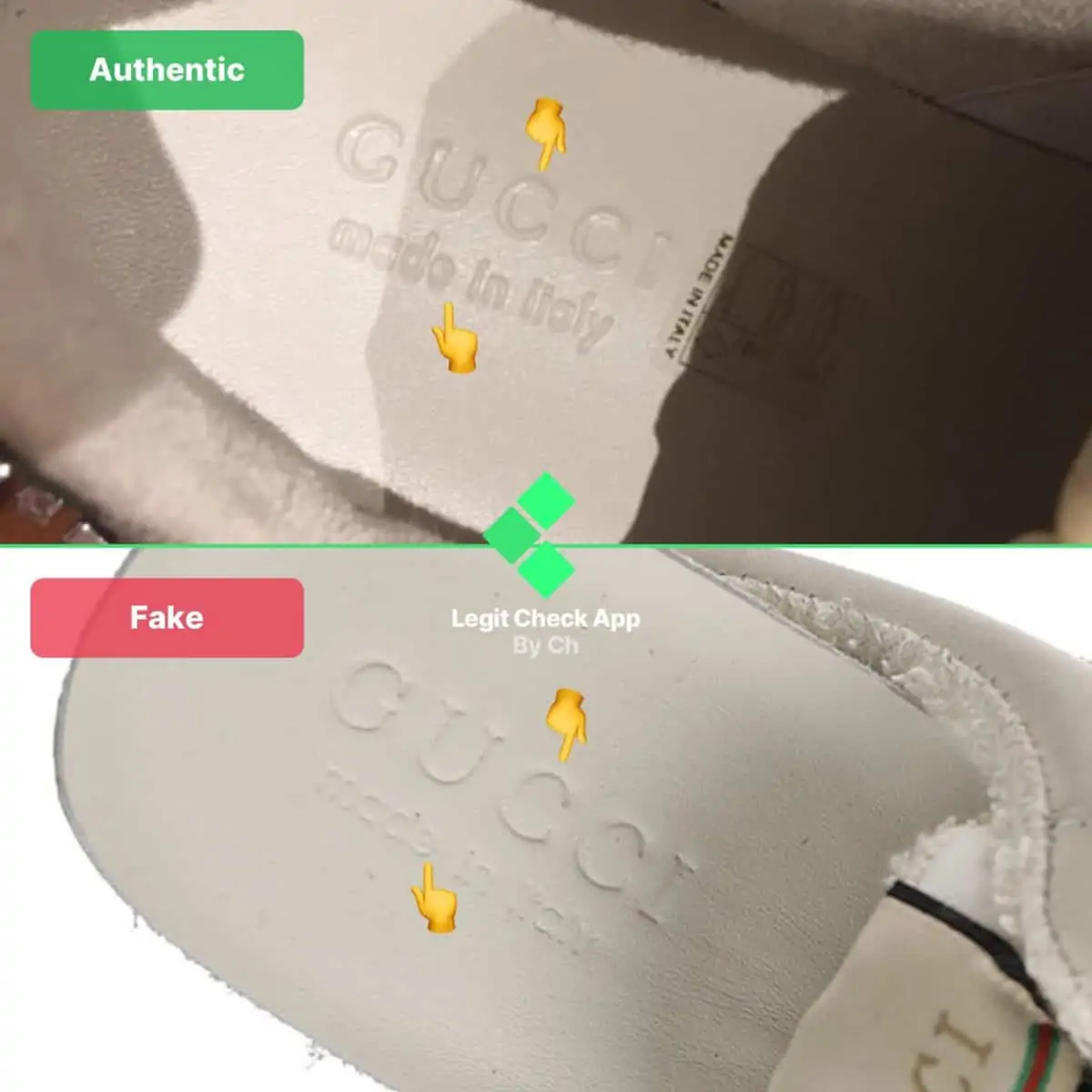 Hinh anh 3: Legit Check: Cach phan biet giay Gucci Screener Real va Fake