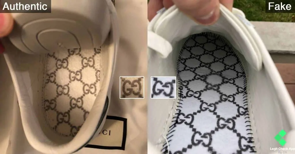 Hinh anh 2: Legit Check: Cach phan biet giay Gucci Ace Real va Fake