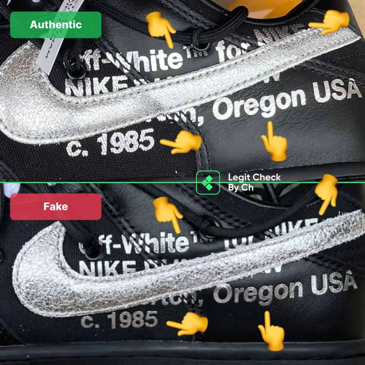 Hinh anh 5: Legitchek: Cach de xac dinh Off-White Dunk “THE 50” chinh hang