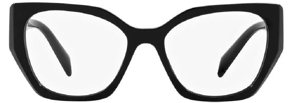 Kính Prada Glasses Cat Eye 'Black' 0PR18WVF-1AB1O154