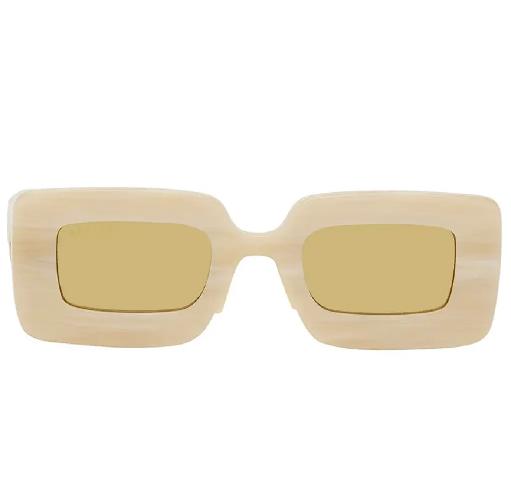 Kính Gucci Rectangular Sunglasses 'Beige' GG0974S-002