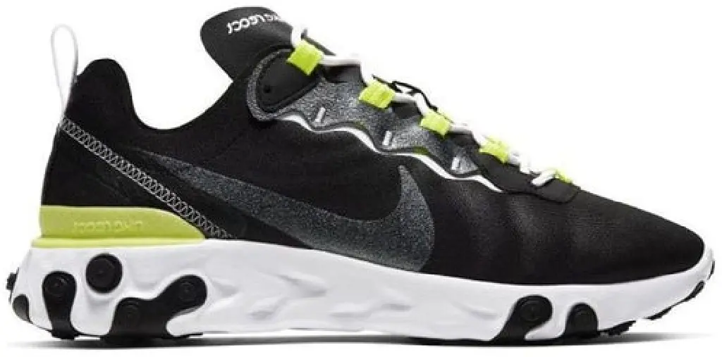 Giày Nike React Element 55 'Black Lemon Venom' CN3591-001