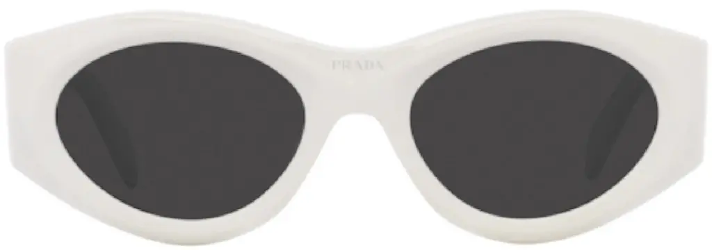 Kính Prada Cat Eye Acetate Sunglasses 'White' PR20ZS1425S0