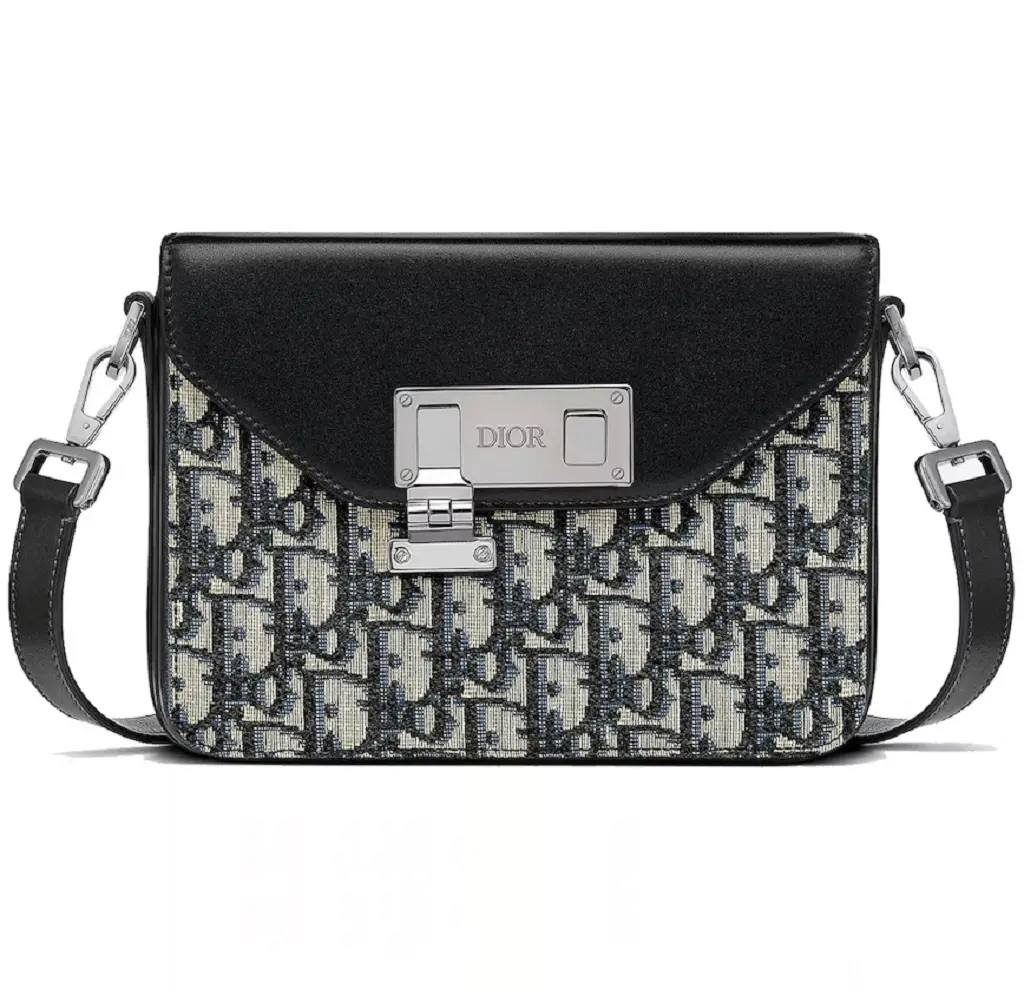 Túi Dior Oblique Galaxy 'Beige Black' 1LXPO214UCT-H28E