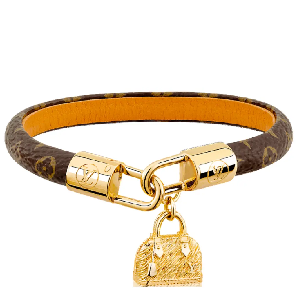 Vòng Tay Louis Vuitton Alma Charm 'Brown' M6220E