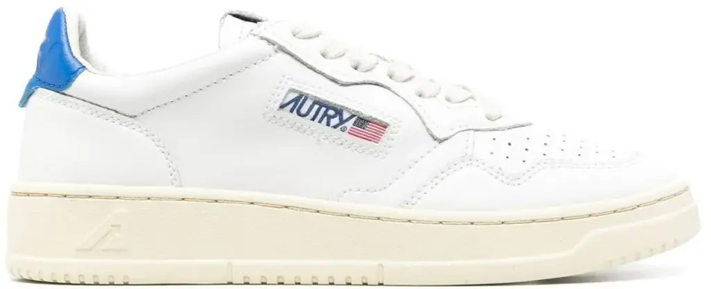Giày Autry Medalist Low Leather 'White Azure' AULW-LL46