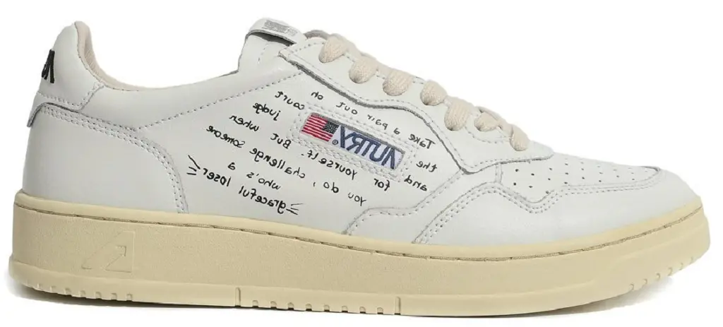 Giày Autry Medalist Low Leather 'Lettering' AULM-WL01