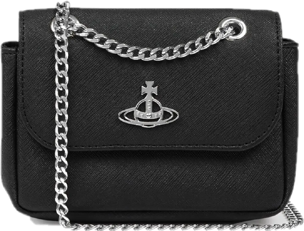 Túi Vivienne Westwood Saffiano 'Black' 52020005S000BN401