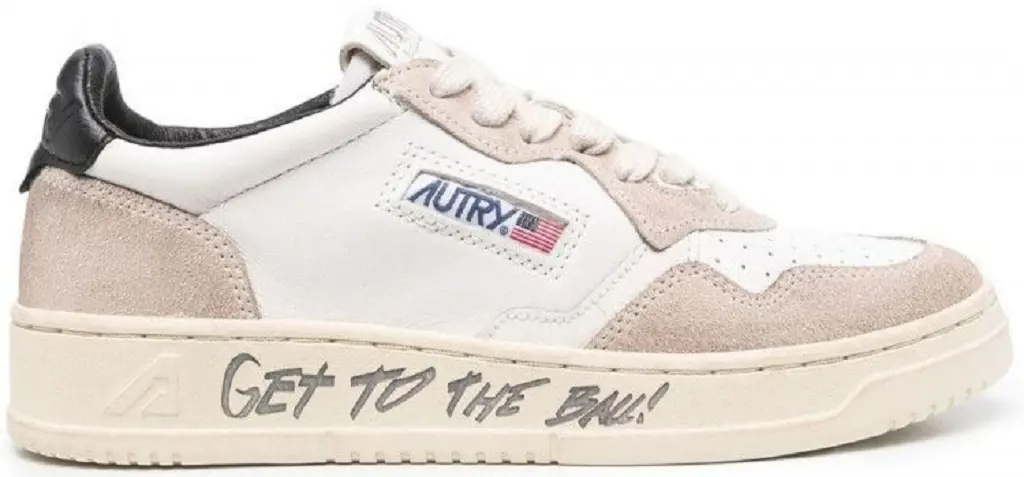 Giày Autry Medalist Low 'White Black' AULW-LD02