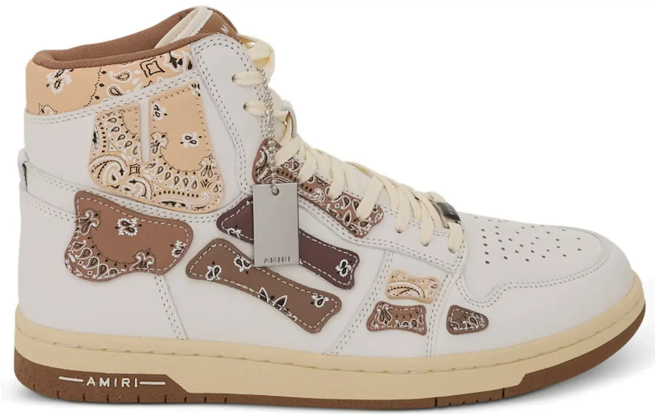 Giày Amiri Skel Top Hi 'Bandana' MFS032-126