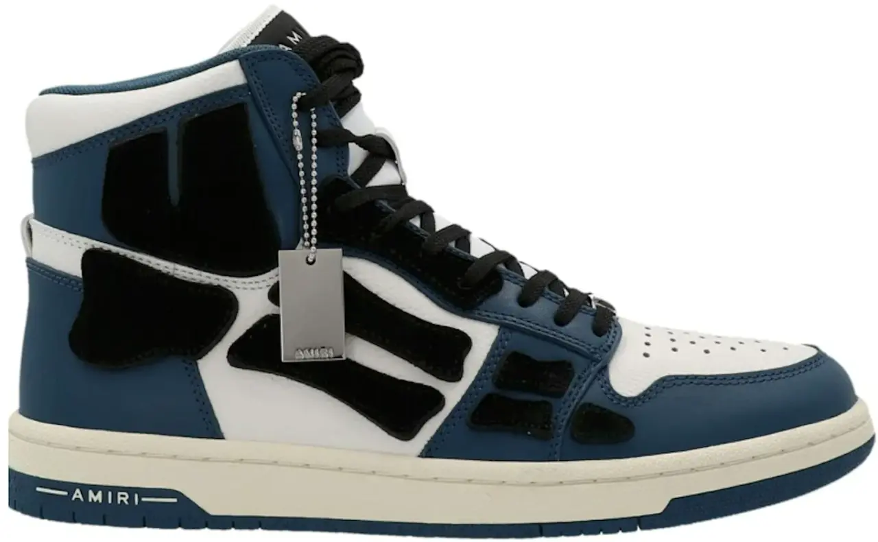 Giày Amiri Skel Top Hi 'Navy White' MFS002-410