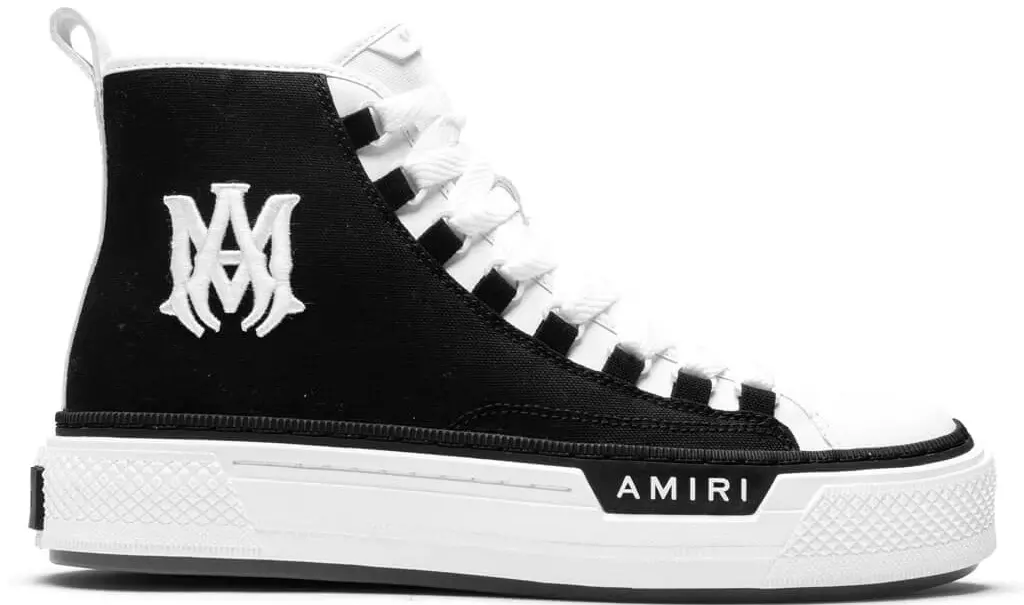 Giày Amiri Court Hi 'Black White' PS23MFS015-004