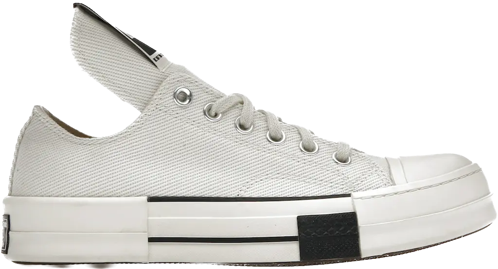 Giày Converse Rick Owens x Drkshdw Drkstar Chuck 70 'Egret' A00134C