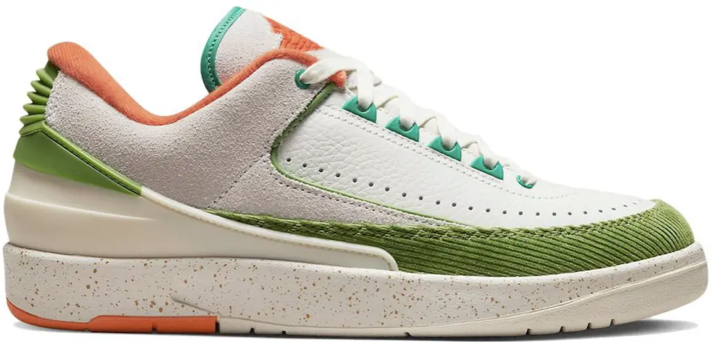 Giày Nike Air Jordan 2 x Titan Retro 'White Green' DV6206-183