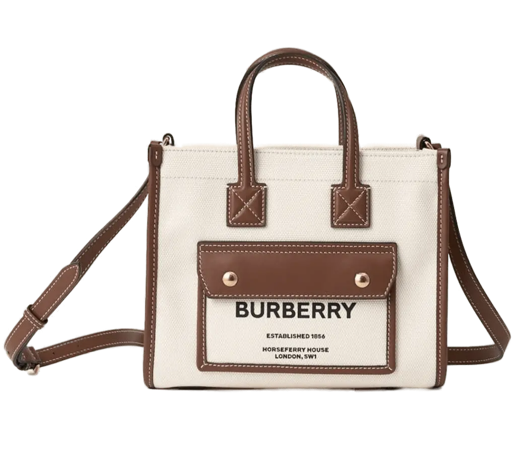 Túi Burberry Mini Freya Tote 'Natural' 80441431