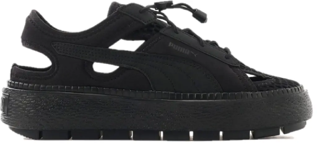 Dép Puma Basket Platform Trace Light 'Black' 382872-01