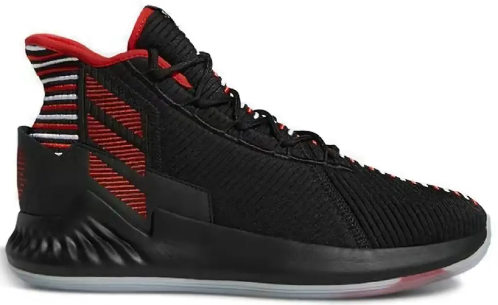 Giày Adidas Derrick Rose 9 GEEK UP 'Black White Red' EE6846