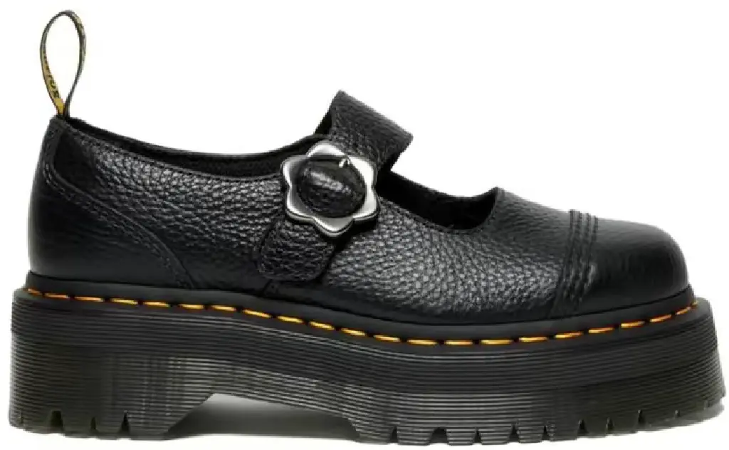 Giày Dr. Martens Addina Flower Buckle 'Black' 27644001