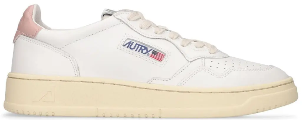 Giày Autry Medalist Low Leather 'White Pink' AULW-LL16