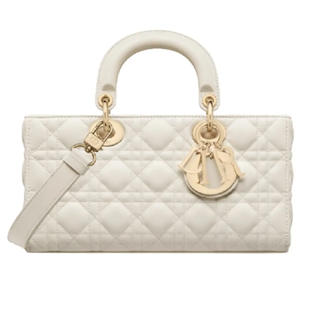 Túi Dior Medium Lady D-joy Bag 'White' M0540ONGE-M030