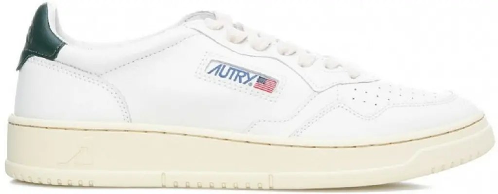 Giày Autry Medalist Low 'White Green' ULM-LL47