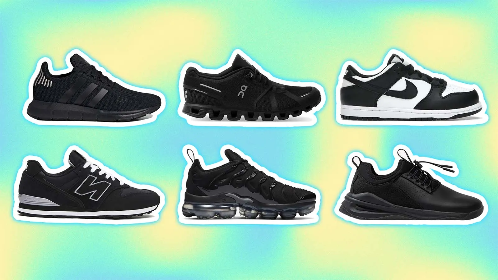 Hinh anh 1: 10 mau giay Sneaker co phoi mau Triple Back dinh nhat cho nam 2023 (Phan 1)