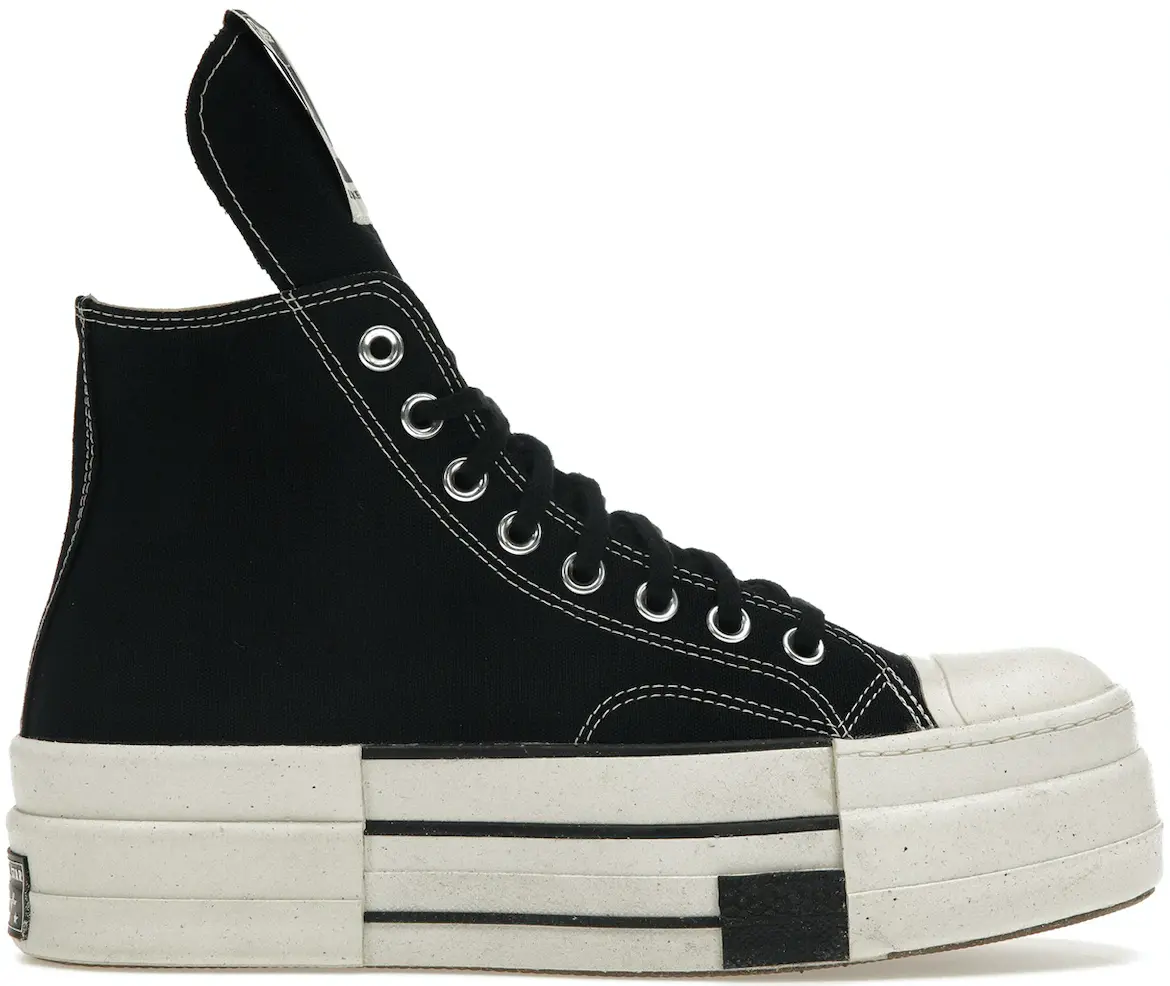 Giày Converse Rick Owens x Drkshdw Dbl Drkstar Chuck 70 High 'Black' A04954C