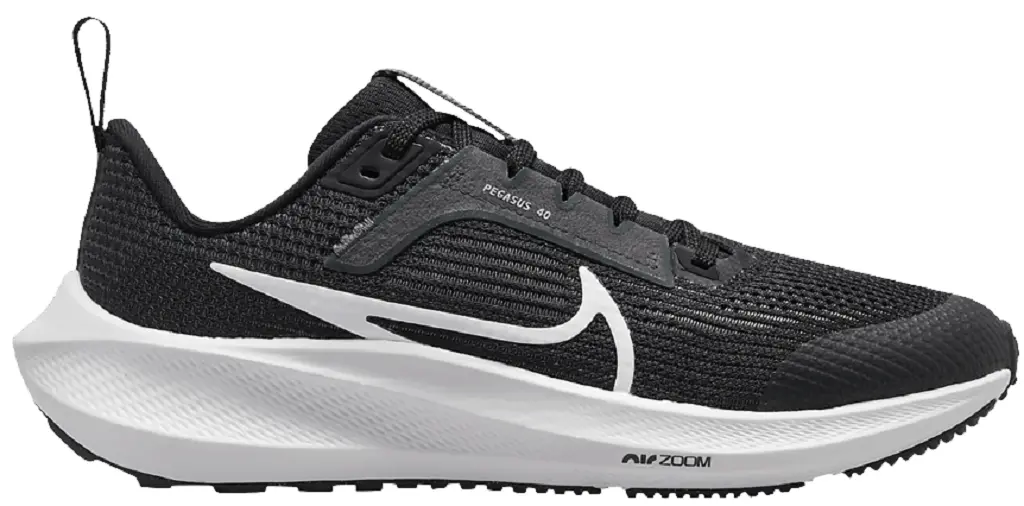 Giày Nike Air Zoom Pegasus 40 GS 'Black White' DX2498-001