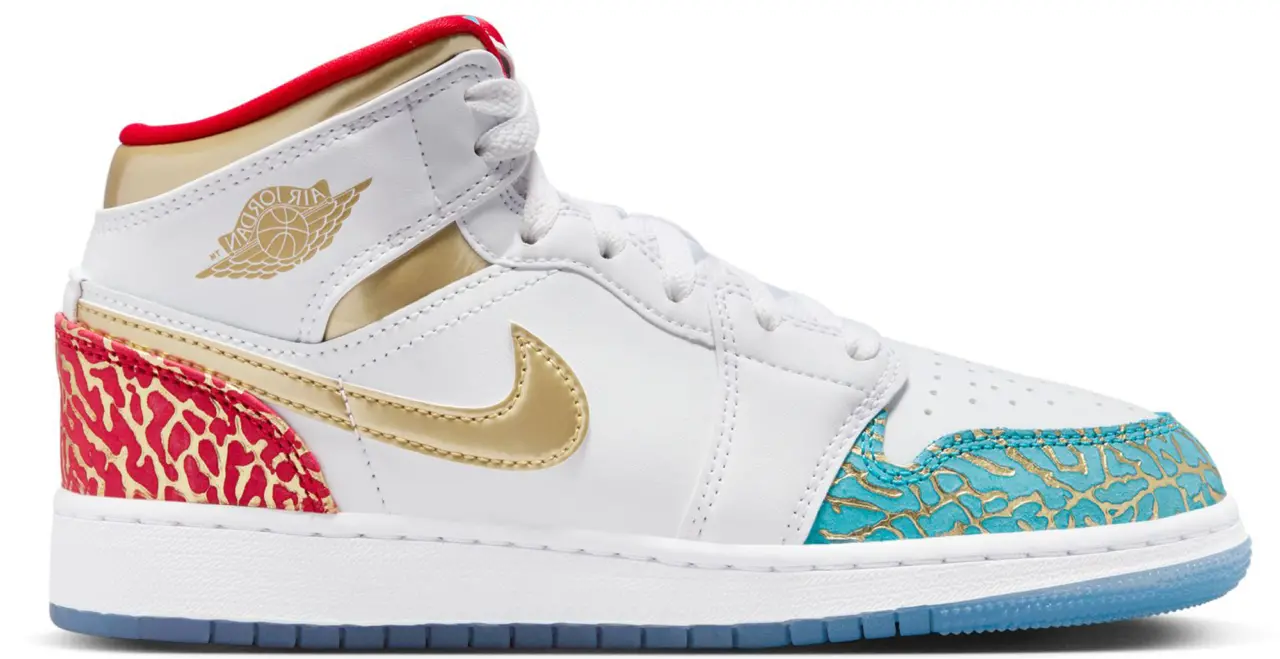 Giày Nike Air Jordan 1 Mid UNC To Chicago 'Blue' FB2212-100