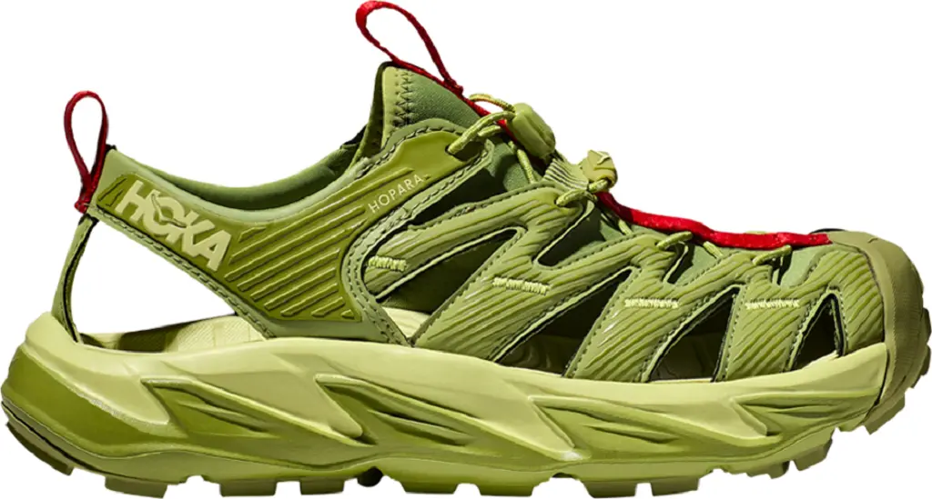 Giày Hoka One One Hopara Sandal 'Dark Citron' 1123112-DCLG