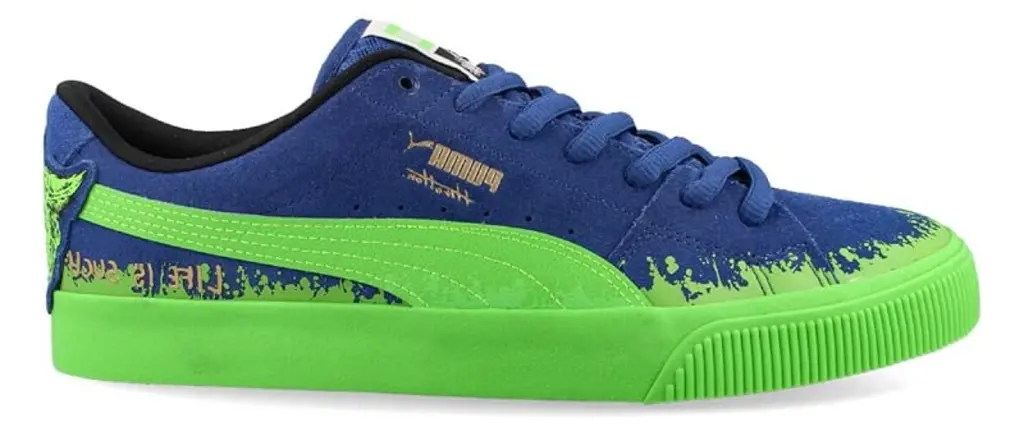 Giày Puma Suede Skate x Hirotton 'Blue Green' 389991-01