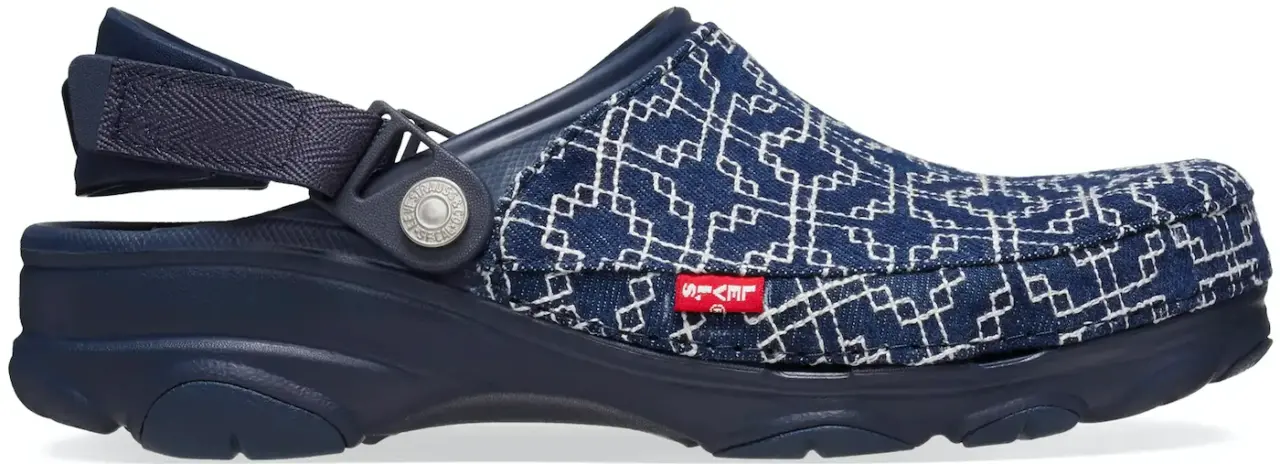 Dép Crocs Classic All-Terrain Clog 'Levi's Sashiko' 208917-410