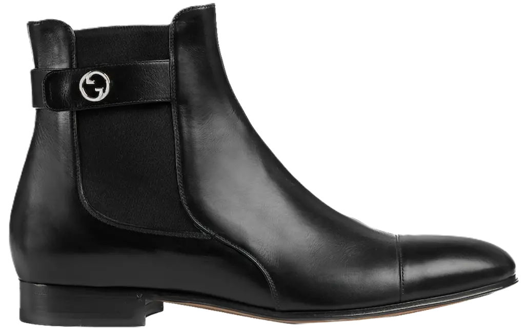 ‎Giày Gucci Blondie Ankle Boot 'Black' 757777-06F80-1000
