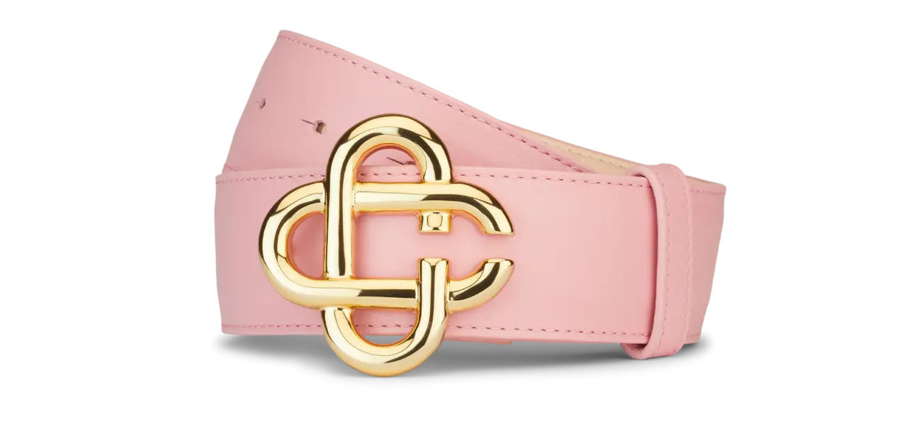 Thắt Lưng Casablanca Leather 'Pink' AS22-ACC-014