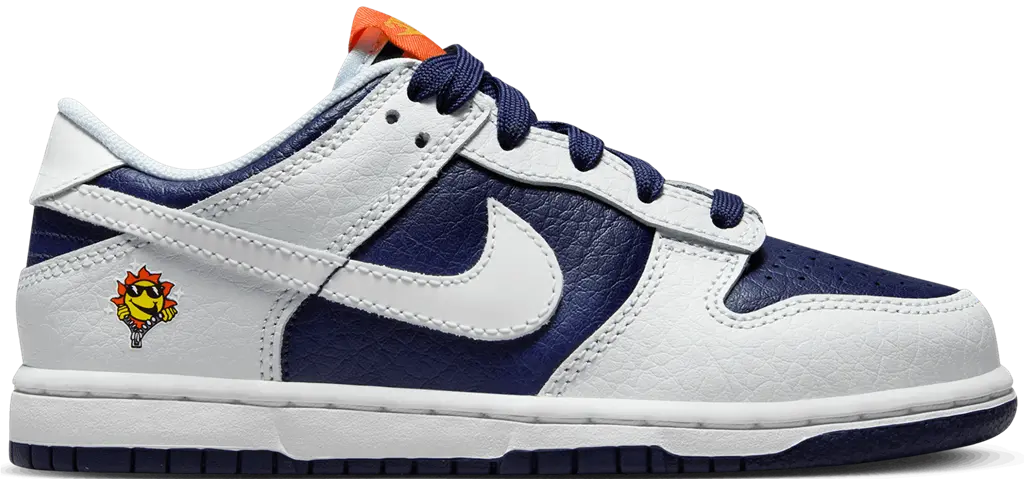 Giày Nike Dunk Low GS 'White Midnight Navy' FN6968-025