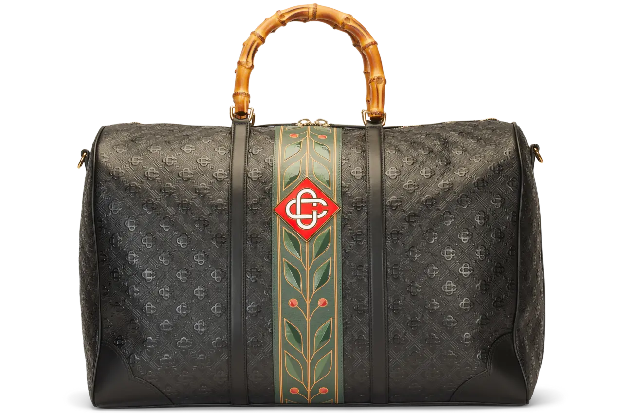 Túi Casablanca Monogram Weekender 'Black' AS23-BAG-004-02