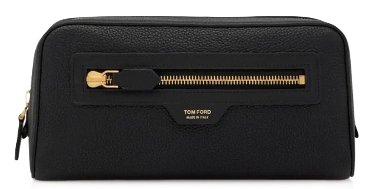 Túi Tom Ford Grain Leather Smart Wash 'Black' Y0356T-LCL213