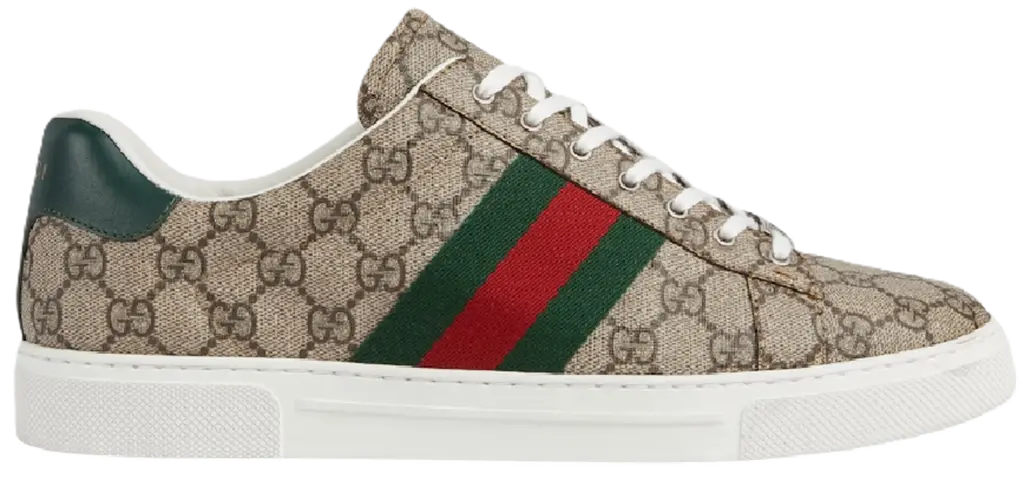 Giày Gucci Ace Sneaker With Web 'Beige Ebony' 760775-FACMZ-9746