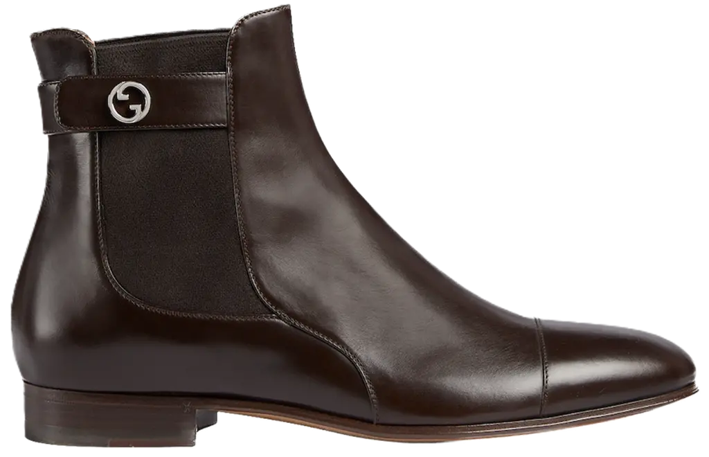 Giày Gucci Blondie Ankle Boot 'Brown' 757777-06F80-2140