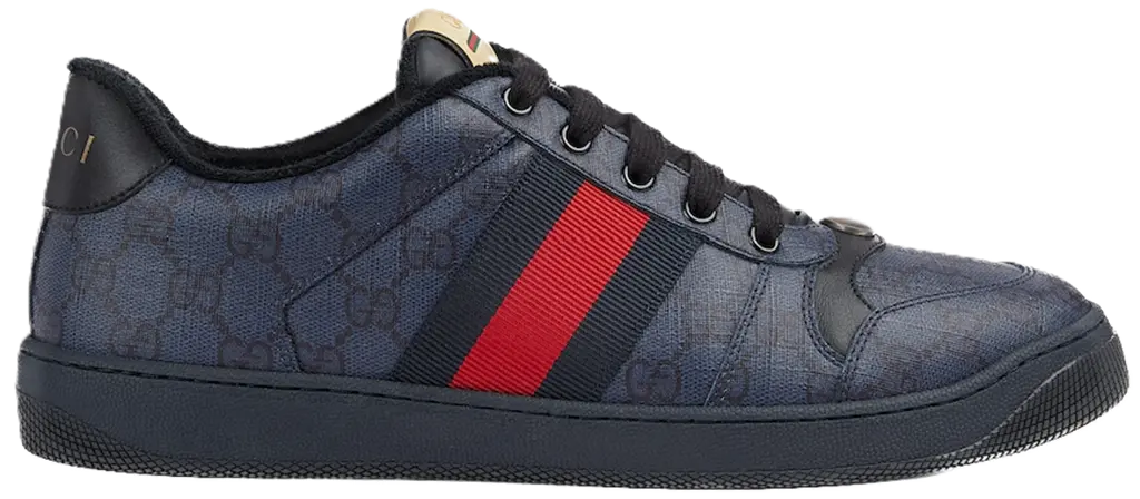 Giày Gucci Screener Sneaker 'Dark Blue' 763525-FACMI-8443