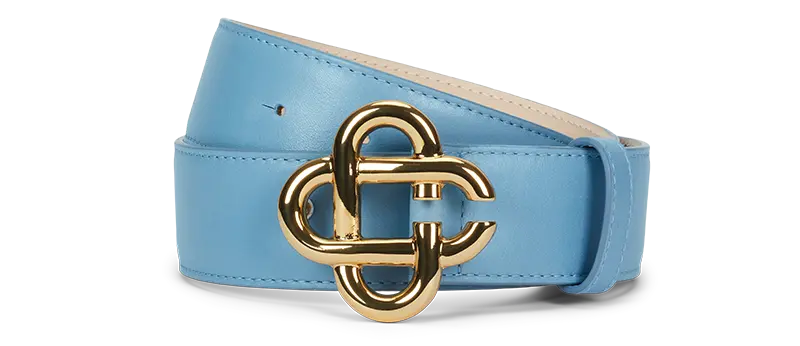 Thắt Lưng Casablanca Leather 'Blue' AF22-ACC-014-03