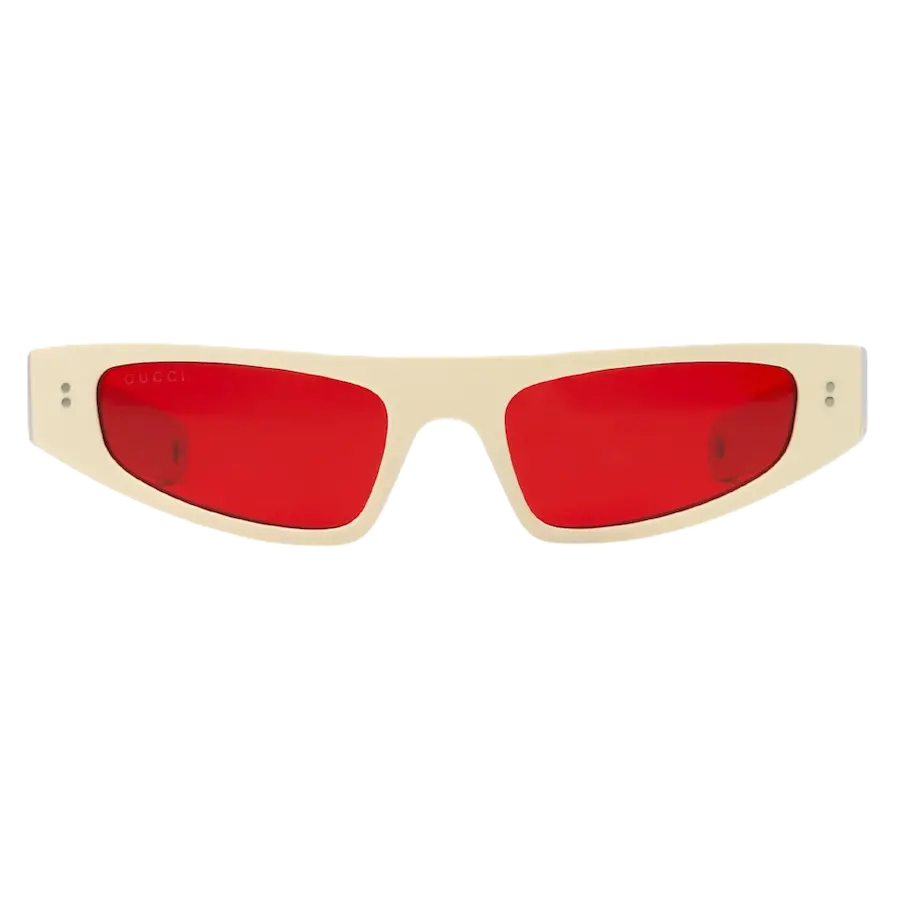 Kính Gucci Cat Eye Frame Sunglasses 'Shiny Ivory' 769797-J0740-9264