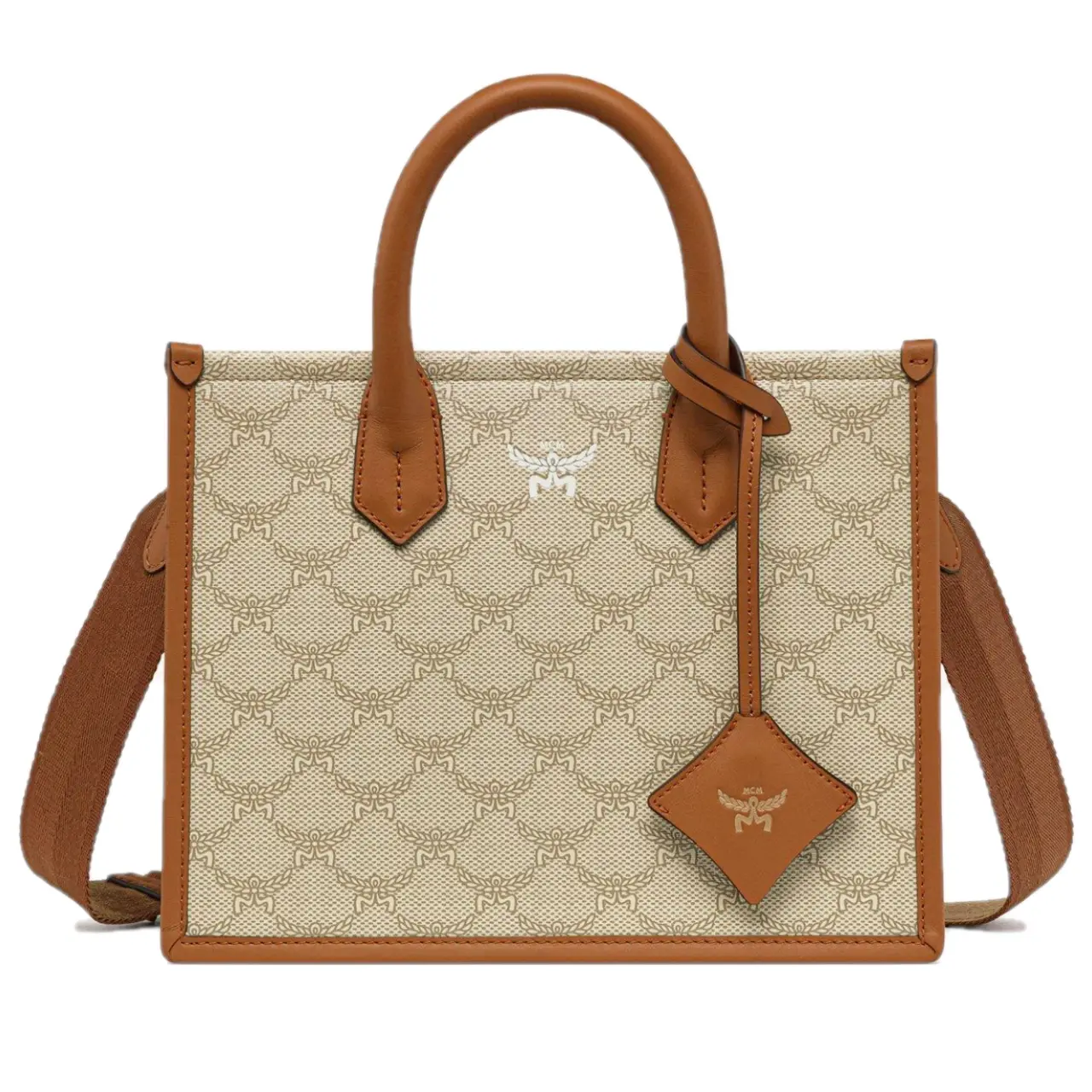 Giày MCM Himmel Tote in Lauretos 'Beige' MWTESAC01I9001