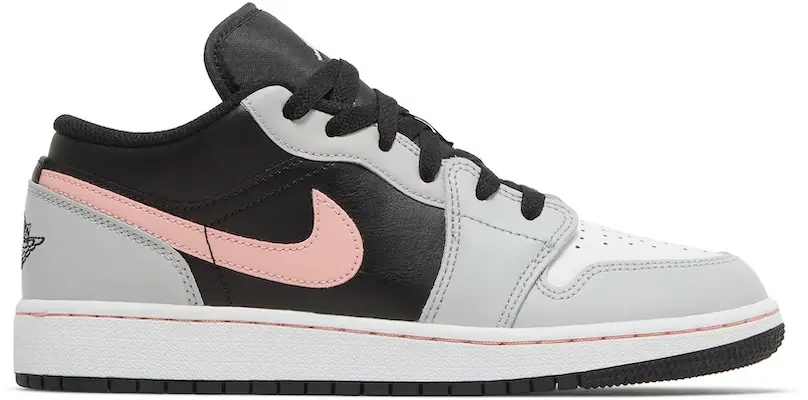 Giày Nike Air Jordan 1 Low GS 'Black Grey Pink' 553560-062